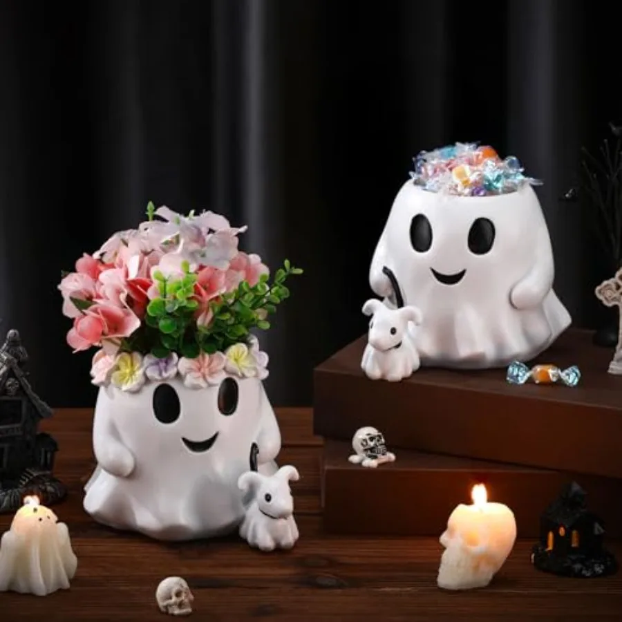 2 Pcs 6 Inch Couple Ghost Pen Holder Ghost Buckets Desk Table Centerpieces Decor Resin Bucket Vase Planter Pot Gift for Indoor
2 Pcs 6 Inch Couple Ghost Pen Holder Ghost Buckets Desk Table Centerpieces Decor Resin Bucket Vase Planter Pot Gift for Indoor