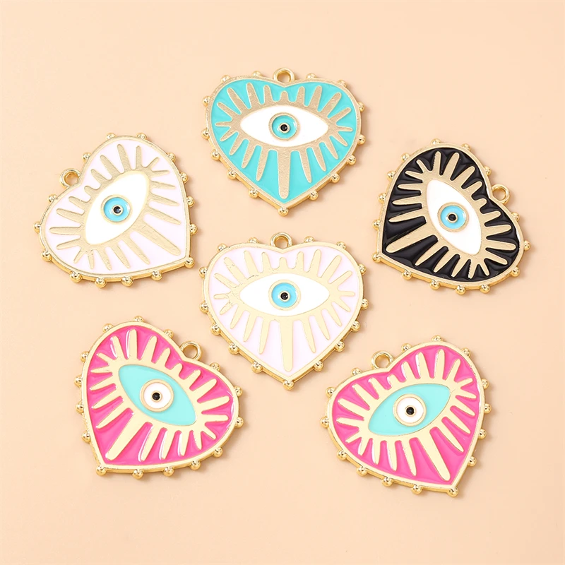 20pcs 28x27mm Cute Enamel Love Heart Charms Pendants for Making Drop Earrings Necklaces Bracelets DIY Crafts Jewelry Accessories
20pcs 28x27mm Cute Enamel Love Heart Charms Pendants for Making Drop Earrings Necklaces Bracelets DIY Crafts Jewelry Accessories