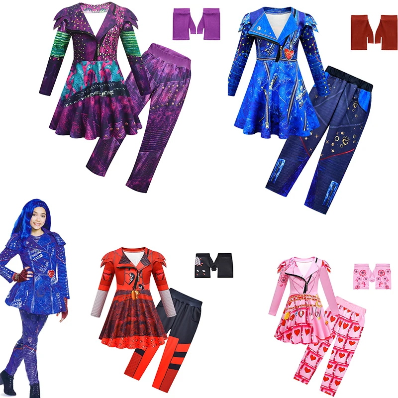 Костюм Иви для косплея Descendant 3, куртка на молнии, платье с длинными рукавами, брюки, детский костюм на Хэллоуин, вечерние костюмы для косплея
Костюм Иви для косплея Descendant 3, куртка на молнии, платье с длинными рукавами, брюки, детский костюм на Хэллоуин, вечерние костюмы для косплея