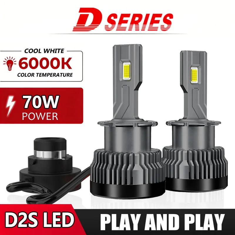 2PCS Car Headlamp Light D1S D2S D3S D4S D5S D8S LED Canbus Headlight Bulb D2R D4R 70W 12000LM Kit to Replace HID Conversion Lamp
2PCS Car Headlamp Light D1S D2S D3S D4S D5S D8S LED Canbus Headlight Bulb D2R D4R 70W 12000LM Kit to Replace HID Conversion Lamp