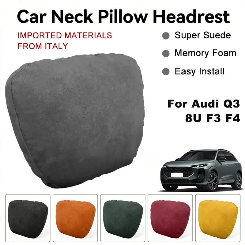 Italy Suede Car Neck Rest Pillow For Audi Q3 8U F3 F4 Seat Head Neck Support Cushion Auto Interior Accessories
Italy Suede Car Neck Rest Pillow For Audi Q3 8U F3 F4 Seat Head Neck Support Cushion Auto Interior Accessories