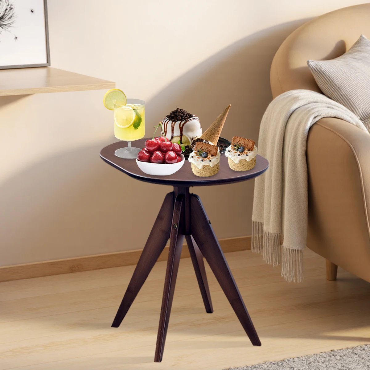 Бамбуковый овальный журнальный столик — дизайн на 4 ножках | Легкая и простая сборка для многоцелевого использования в гостиной, спальне и офисе
Бамбуковый овальный журнальный столик — дизайн на 4 ножках | Легкая и простая сборка для многоцелевого использования в гостиной, спальне и офисе