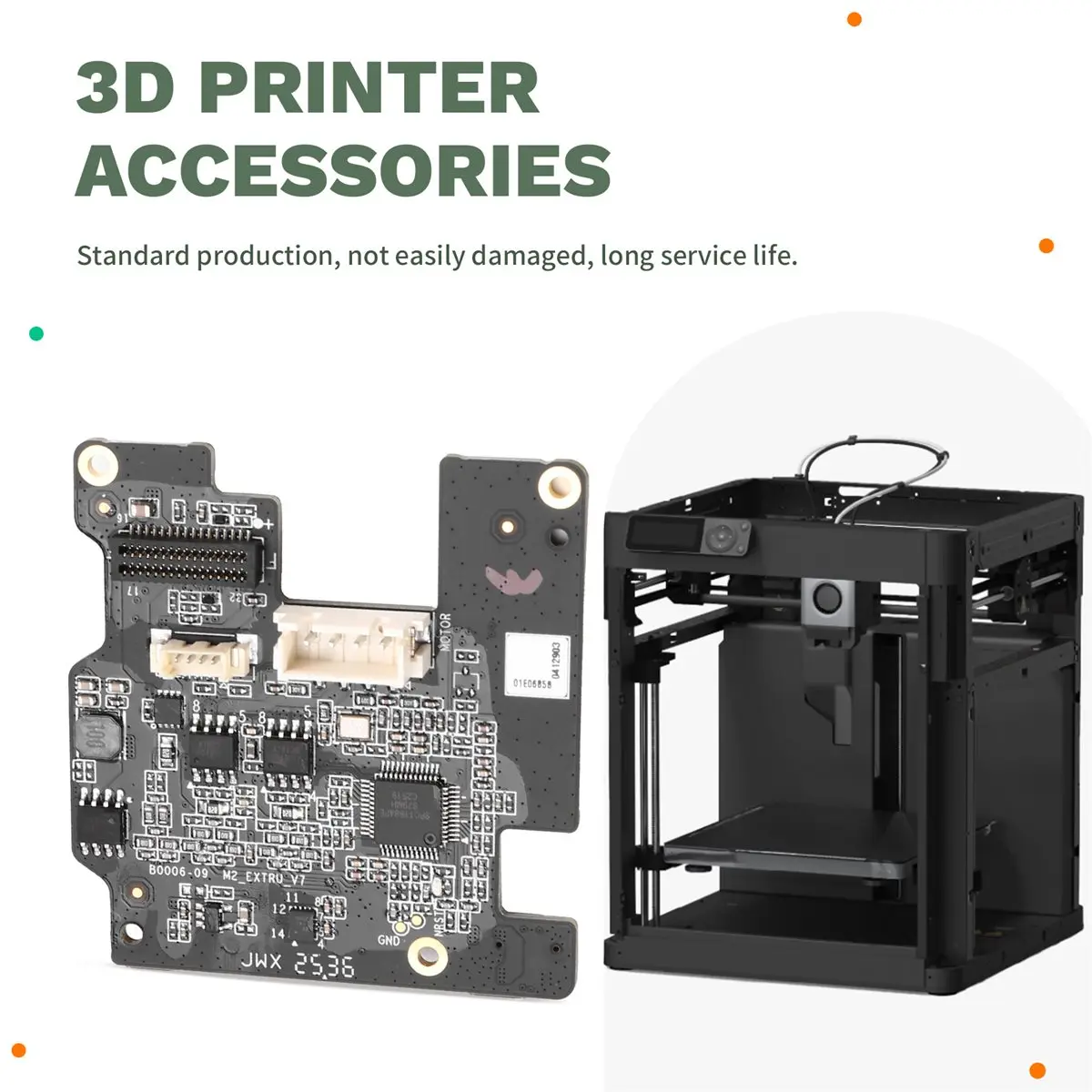 DT81 For Bambu Lab 3D Printer Accessories P1 Series Compatible Extruder Mainboard
DT81 For Bambu Lab 3D Printer Accessories P1 Series Compatible Extruder Mainboard