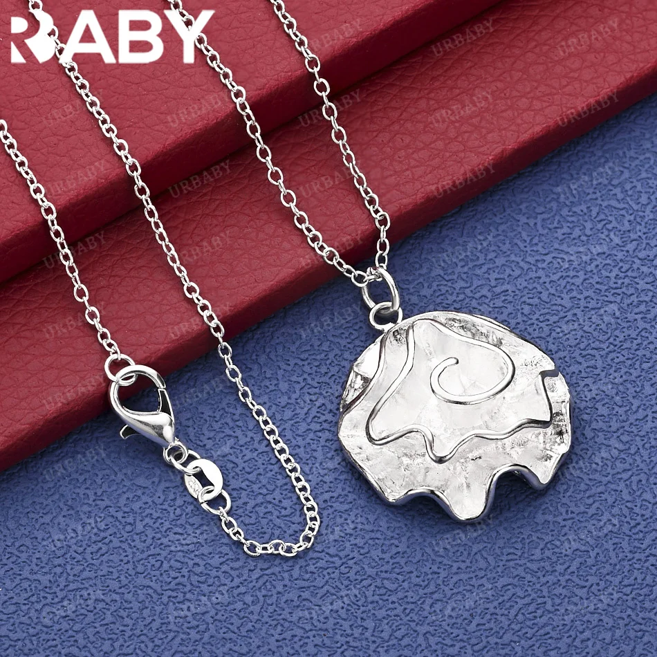 URBABY 40-75cm 925 Sterling Silver Rose Pendant Necklace Charm Trend Birthday Gifts Fashion Party
URBABY 40-75cm 925 Sterling Silver Rose Pendant Necklace Charm Trend Birthday Gifts Fashion Party