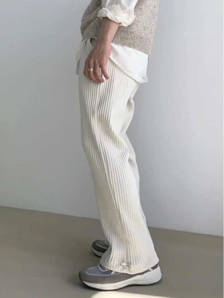 Streetwear Men's Trousers Fashion Pure Color Ribbed Corduroy Pants Casual Loose Drawstring Design Straight Pants Fall Men Pants
Streetwear Men's Trousers Fashion Pure Color Ribbed Corduroy Pants Casual Loose Drawstring Design Straight Pants Fall Men Pants