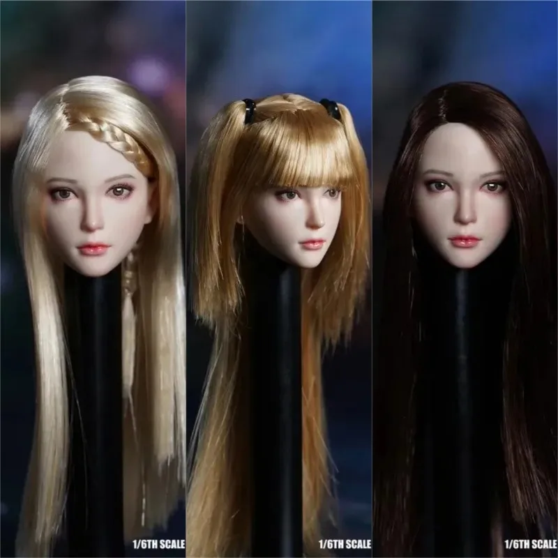1/6 Scale SDH028 Black Hair Halve Girl Female Head Played Model for 12 Inch Soldier Ph Pale Skin Body JIAOU Doll Tbl
1/6 Scale SDH028 Black Hair Halve Girl Female Head Played Model for 12 Inch Soldier Ph Pale Skin Body JIAOU Doll Tbl