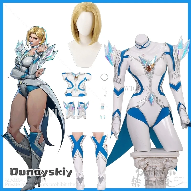 Queen Emma Anime Game Rivals Cosplay Costume White Leather Sexy Jumpsuit Fantasy Lolita Shoes Wigs Set Halloween 코스프레
Queen Emma Anime Game Rivals Cosplay Costume White Leather Sexy Jumpsuit Fantasy Lolita Shoes Wigs Set Halloween 코스프레