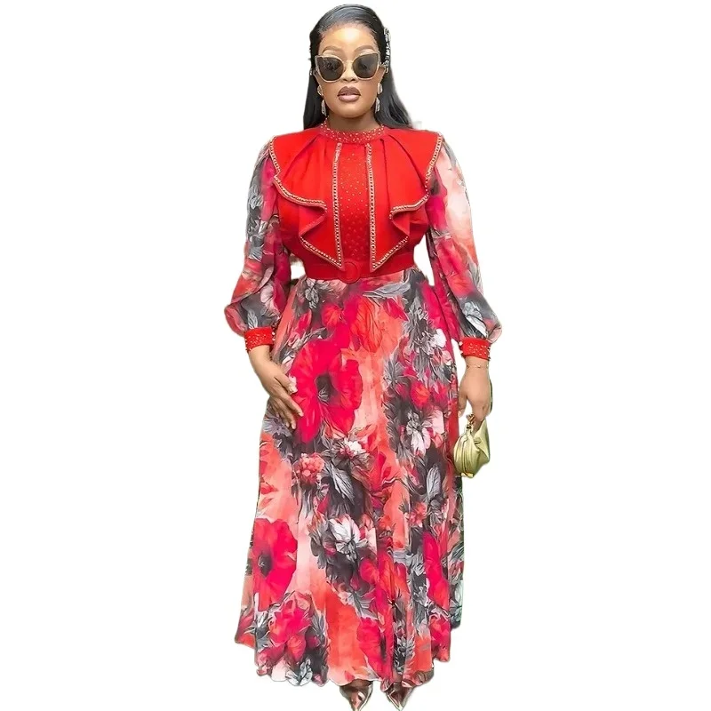 African Dresses For Women Elegant Polyester Muslim Fashion Abayas Dashiki Robe Kaftan Long Maxi Dress Turkish Africa
African Dresses For Women Elegant Polyester Muslim Fashion Abayas Dashiki Robe Kaftan Long Maxi Dress Turkish Africa