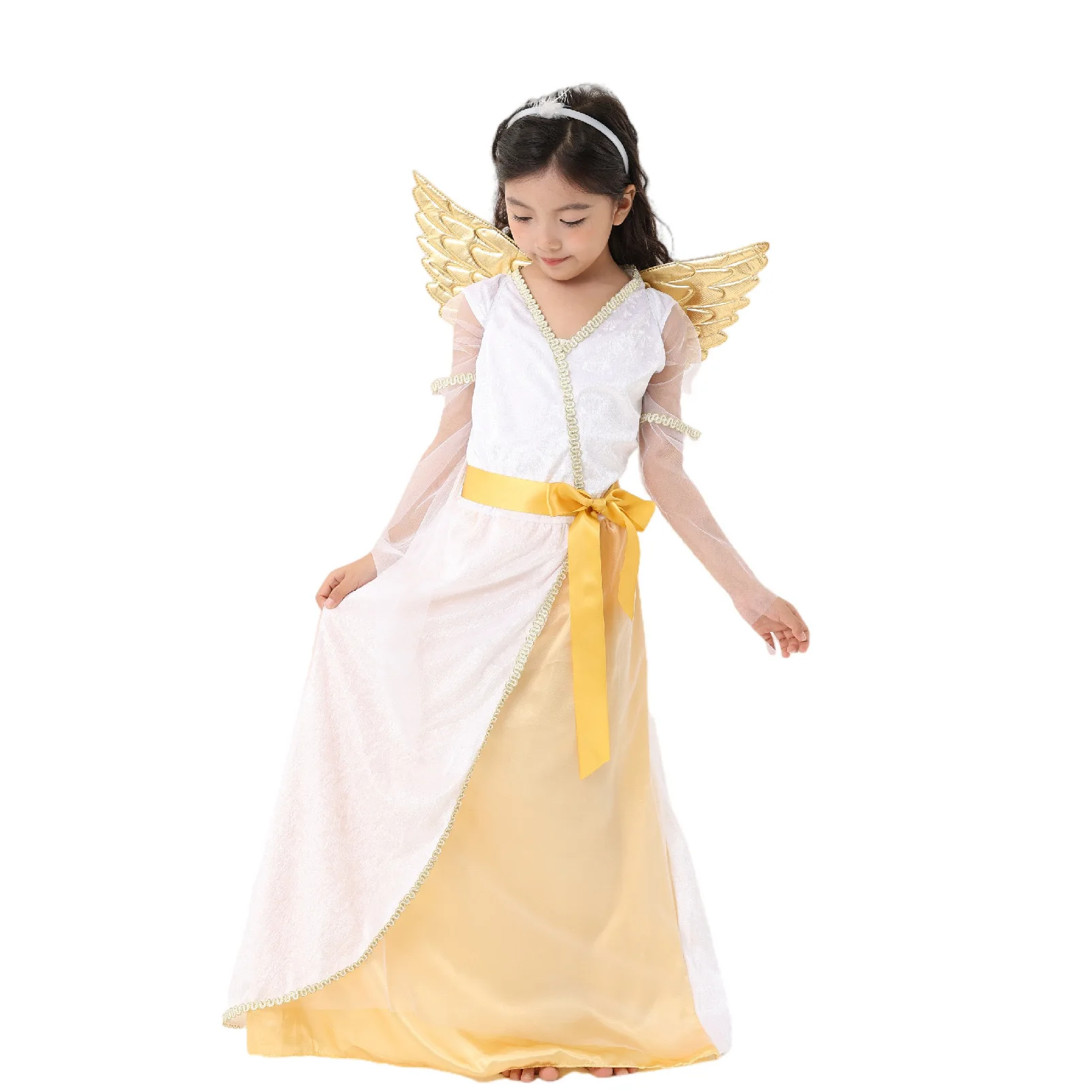 Halloween Children's Costume Angel Dress Flower Girl Costume Girls Dress Angel Wings Dress Dress
Halloween Children's Costume Angel Dress Flower Girl Costume Girls Dress Angel Wings Dress Dress