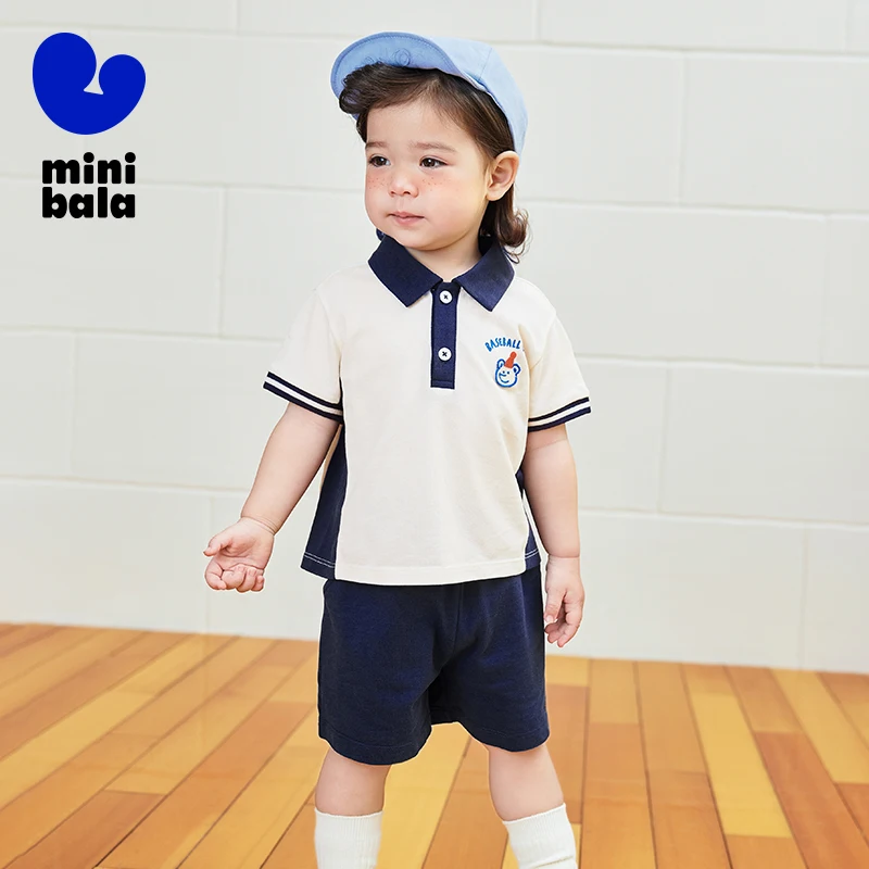 Mini Bala Boys Girls Quick-Dry Cool Touch Outfit Set Cotton Feel Sweat-Free Anti-Bacterial Summer 2025 Two-Piece
Mini Bala Boys Girls Quick-Dry Cool Touch Outfit Set Cotton Feel Sweat-Free Anti-Bacterial Summer 2025 Two-Piece