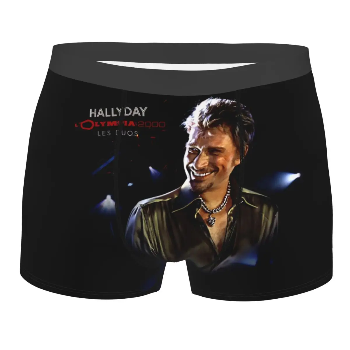 Novelty Johnny Hallyday French France Singer Boxers Shorts Underpants Male Comfortable Briefs Underwear
Novelty Johnny Hallyday French France Singer Boxers Shorts Underpants Male Comfortable Briefs Underwear