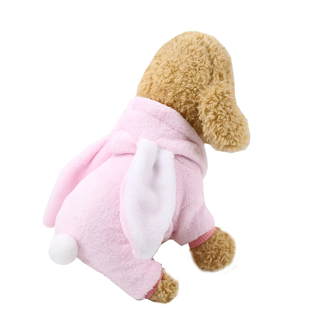 Coral Fleece Warm Pet Costume Adorable Rabbit Ear Cosplay Clothes for Cat Dog (Size XS) pet clothes dog clothes
Coral Fleece Warm Pet Costume Adorable Rabbit Ear Cosplay Clothes for Cat Dog (Size XS) pet clothes dog clothes