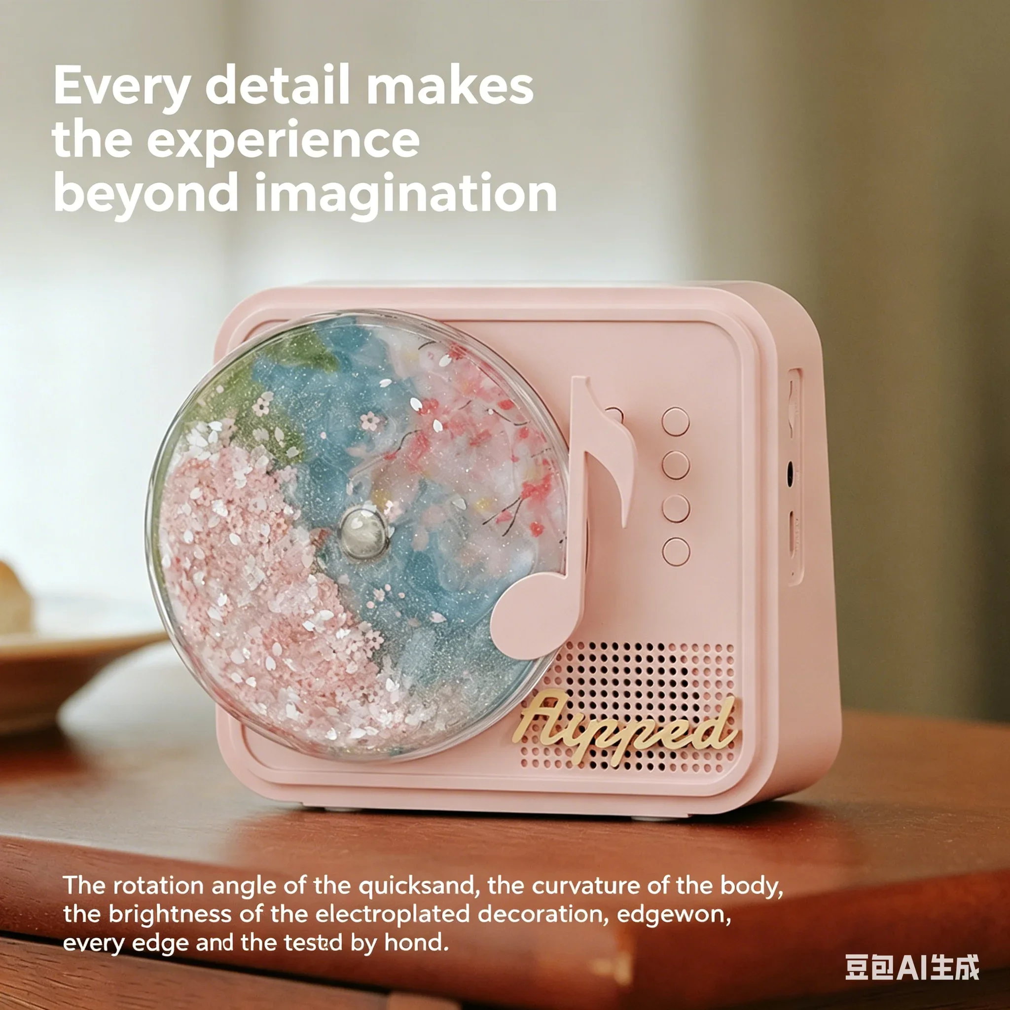 Flowing Quicksand Bluetooth Speaker HiFi Stereo Sound LED Color Changing Light Portable Wireless Audio Player For Indoor Outdoor
Flowing Quicksand Bluetooth Speaker HiFi Stereo Sound LED Color Changing Light Portable Wireless Audio Player For Indoor Outdoor