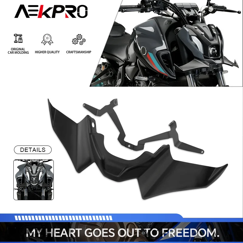 Motorcycle Aerodynamic Wind Wing Deflector For MT-07 MT07 mt07 2021-2024 Front Sport Downforce Naked Forntal Spoilers Accessory
Motorcycle Aerodynamic Wind Wing Deflector For MT-07 MT07 mt07 2021-2024 Front Sport Downforce Naked Forntal Spoilers Accessory