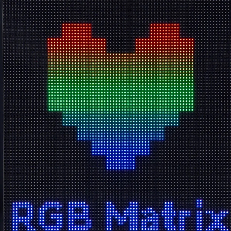 RGB Full-color LED Matrix Panel, 4mm Pitch, 80×40 Pixels, Adjustable Brightness
RGB Full-color LED Matrix Panel, 4mm Pitch, 80×40 Pixels, Adjustable Brightness