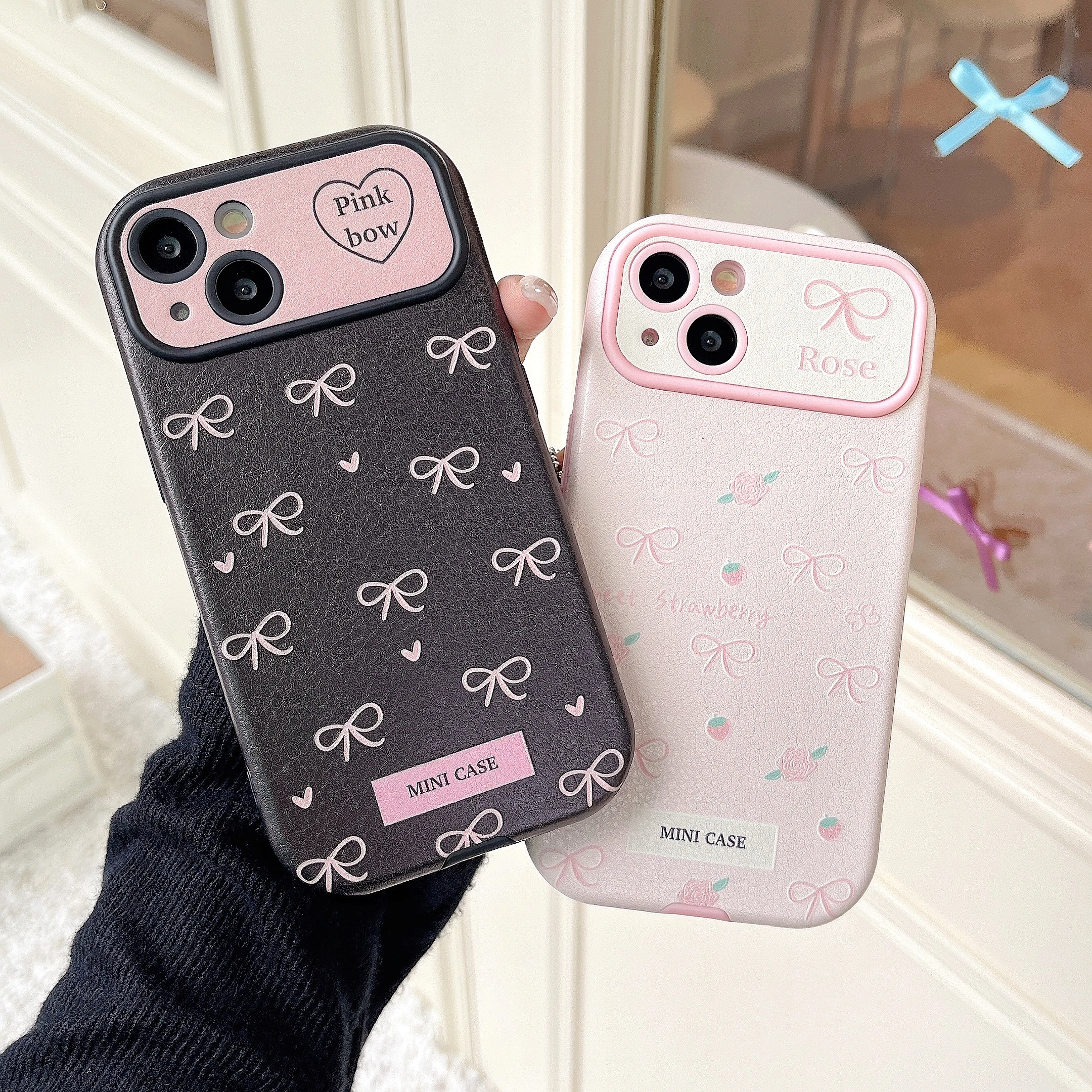 Love Pink Bowknot Window View Camera Protection PU Leather Skin Shockproof Phone Case For IPhone 11 12 13 14 15 Pro Max Cover
Love Pink Bowknot Window View Camera Protection PU Leather Skin Shockproof Phone Case For IPhone 11 12 13 14 15 Pro Max Cover