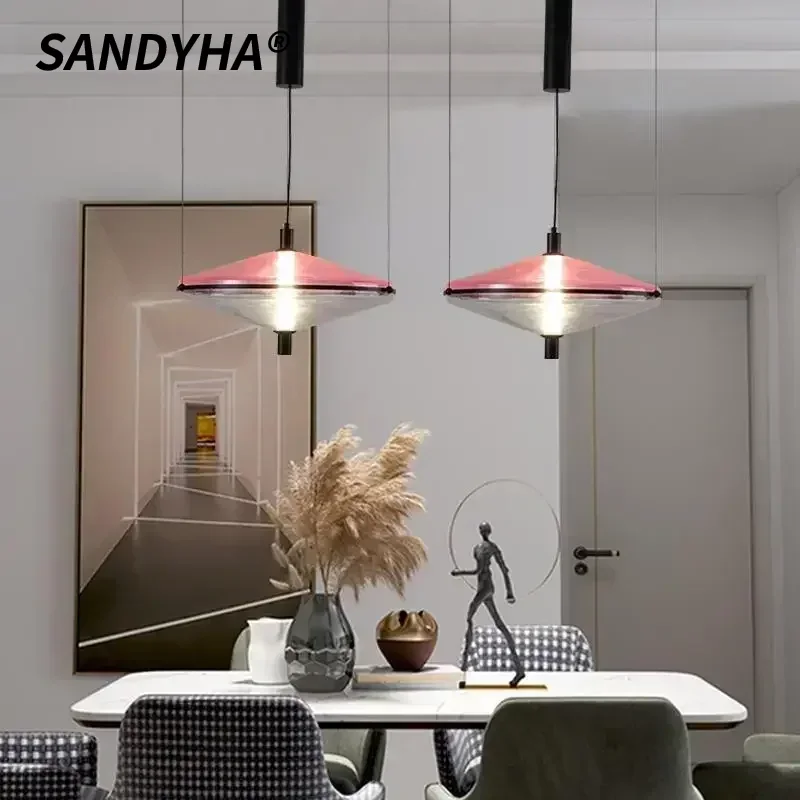 SANDYHA Nordic Spaceship Chandeliers Minimalist Pendant Lights for Living Room Dining Room Indoor Home Decoration LED Lighting
SANDYHA Nordic Spaceship Chandeliers Minimalist Pendant Lights for Living Room Dining Room Indoor Home Decoration LED Lighting