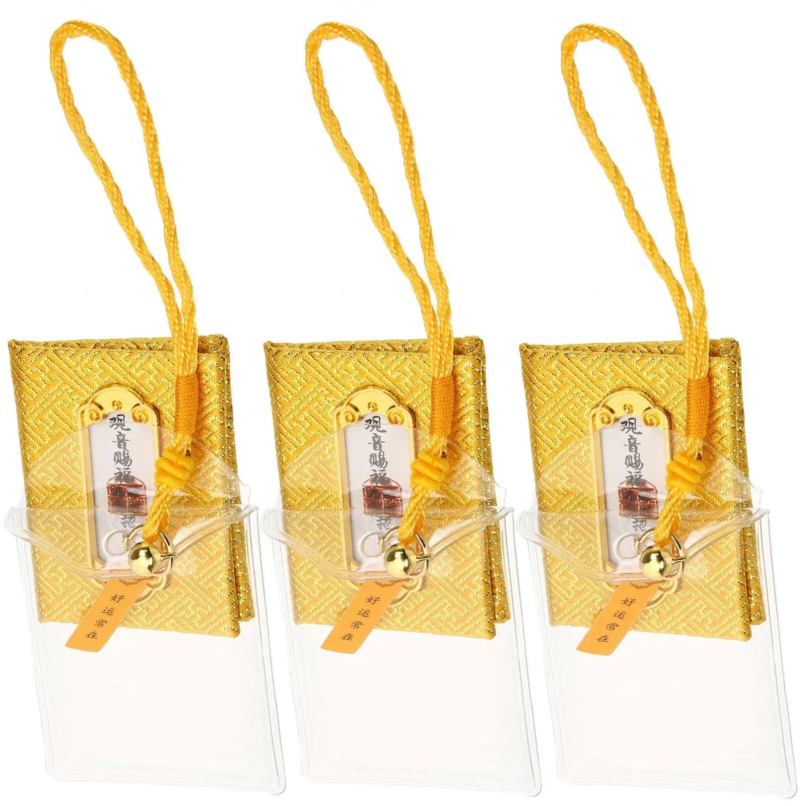 3 Pcs Japanese Amulet Pendant Car Omamori Blessing Bag For Window Yellow Sachet Decor Fortune Bags Hanging
3 Pcs Japanese Amulet Pendant Car Omamori Blessing Bag For Window Yellow Sachet Decor Fortune Bags Hanging