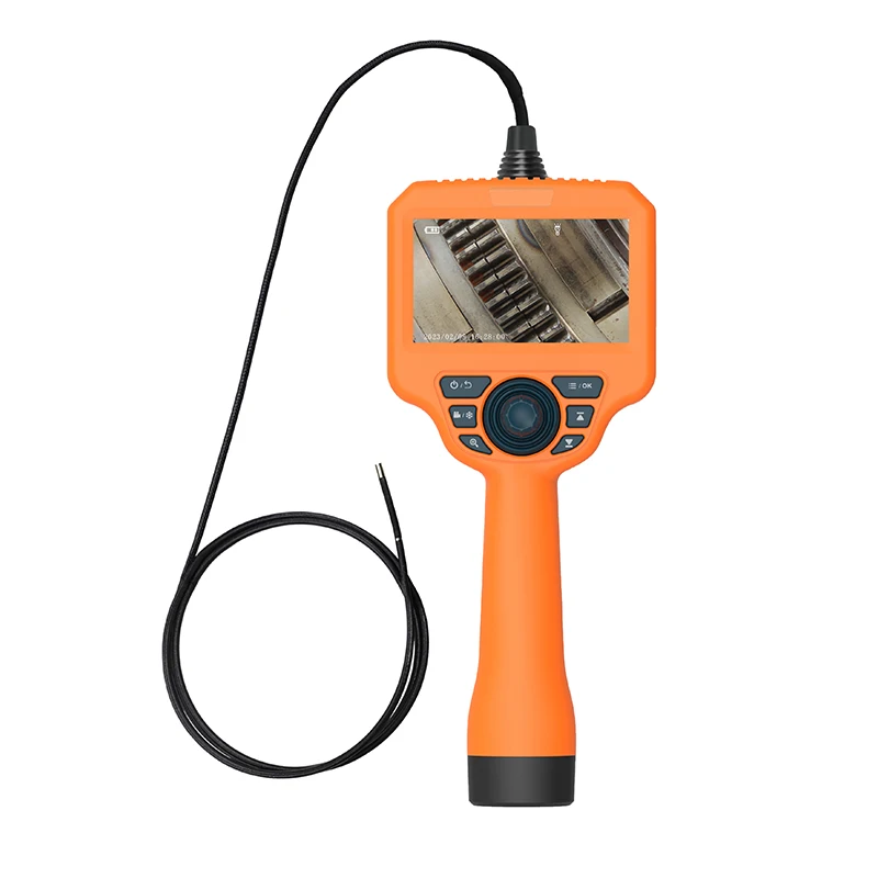 Portable Industrial Borescope Video Endoscope Camera 0-90 Degree Rotatable Waterproof for Car Engine Inspection with USB Cable