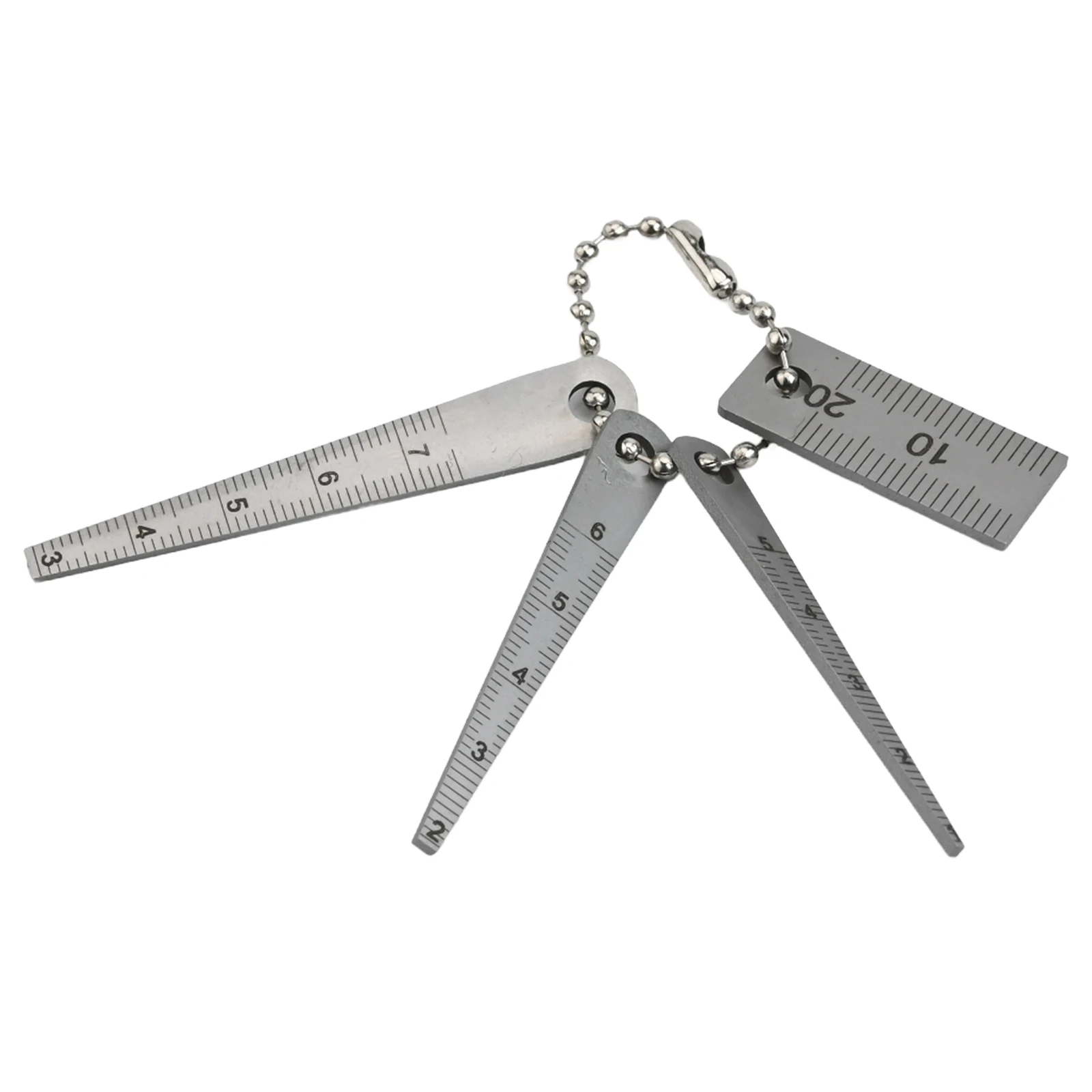 1set Stainless Steel Tapered Ruler Wedge Feeler Hole Gap Taper Aperture Scale Triangular Wedge Feeler Ruler Measuring Tool
1set Stainless Steel Tapered Ruler Wedge Feeler Hole Gap Taper Aperture Scale Triangular Wedge Feeler Ruler Measuring Tool