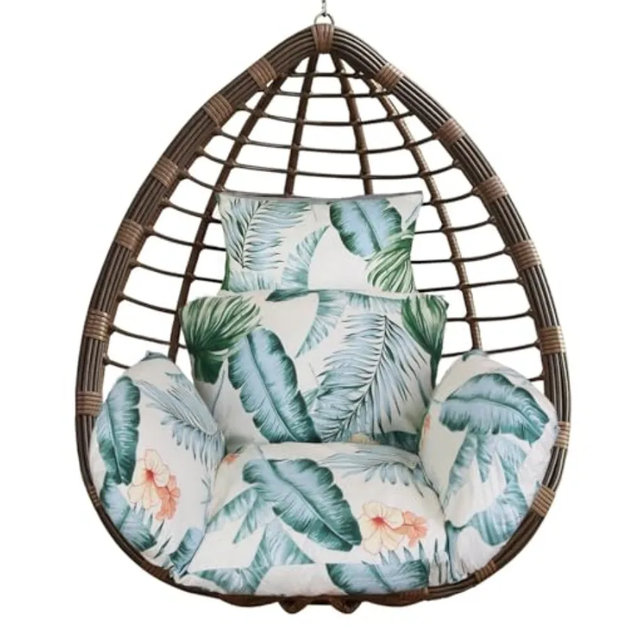 Egg Chair Cushion Hanging Basket Hammock Seat Cushion Thick Soft Egg Swing Chair Pad with Headrest for Patio Porch Furniture Ou
Egg Chair Cushion Hanging Basket Hammock Seat Cushion Thick Soft Egg Swing Chair Pad with Headrest for Patio Porch Furniture Ou