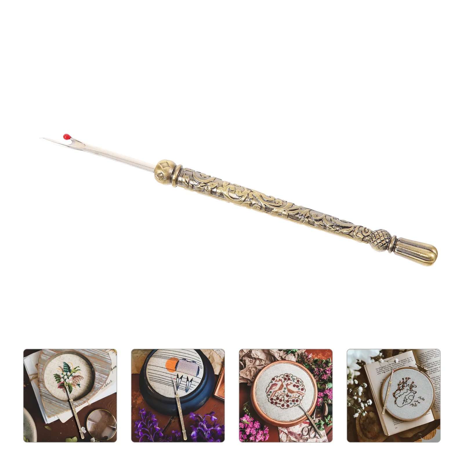 Vintage Seam Ripper Household Thread Rippers Zinc Alloy Trimming Tools Sewing Remover Creative
Vintage Seam Ripper Household Thread Rippers Zinc Alloy Trimming Tools Sewing Remover Creative