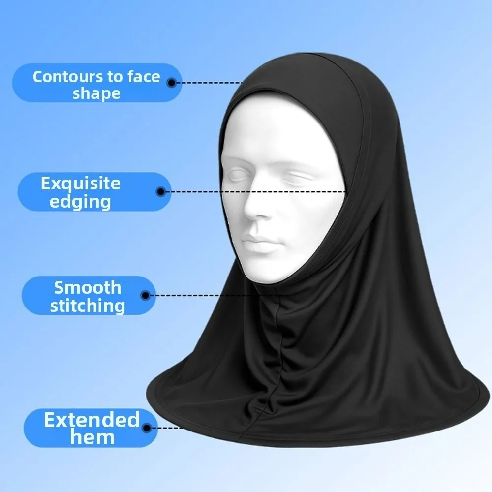 Elegant Ice Silk Women Hijab Scarf Neck Protection Sun Protection Ready To Wear Hijab Solid Color Lightweight Head Cover Lady
Elegant Ice Silk Women Hijab Scarf Neck Protection Sun Protection Ready To Wear Hijab Solid Color Lightweight Head Cover Lady