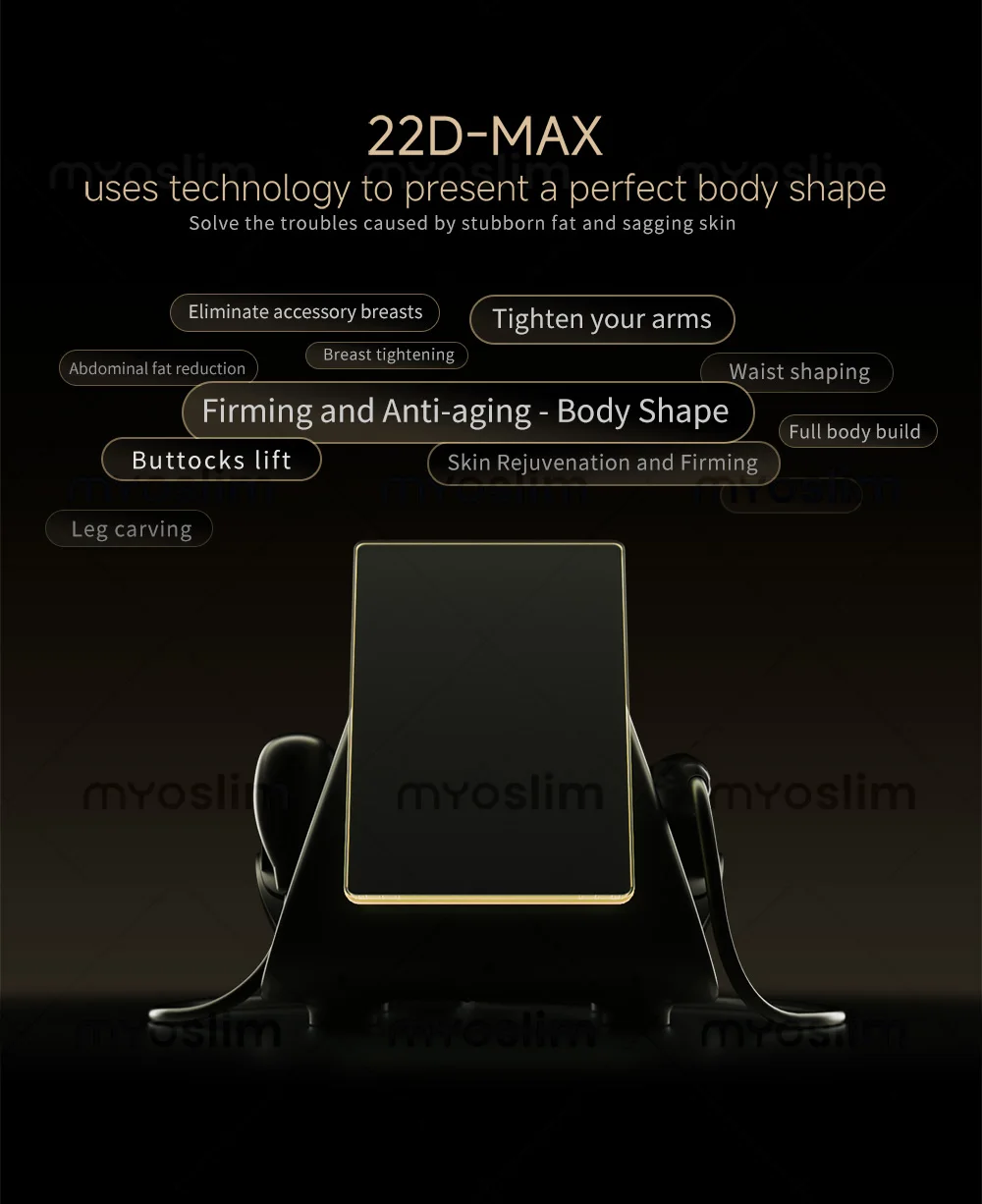 Professional 22D MAX Ultra 360 Machine Portable 2 IN 1 Woman Ems Body Sculpt Machine Slimming RF
Professional 22D MAX Ultra 360 Machine Portable 2 IN 1 Woman Ems Body Sculpt Machine Slimming RF