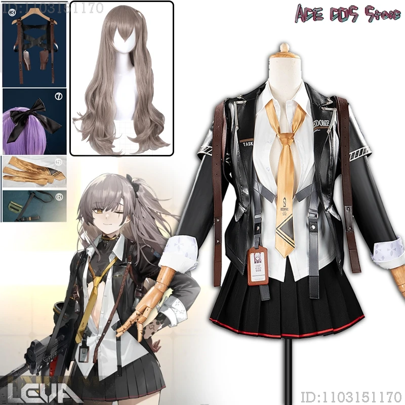 GFL UMP45 LEVA Косплей Игра для девочек FRONTLINE 2:EXILIUM Униформа Пальто Женская одежда для девочек Хэллоуин Костюм disfraz mujer
GFL UMP45 LEVA Косплей Игра для девочек FRONTLINE 2:EXILIUM Униформа Пальто Женская одежда для девочек Хэллоуин Костюм disfraz mujer