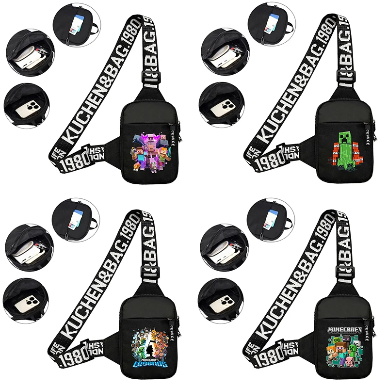 Sports Chest Bag Minecrafted Men Small Mobile Phone Anime Figure Messenger Bags Boys Waist Bags Multi-Function Carry-on Bag Gift
Sports Chest Bag Minecrafted Men Small Mobile Phone Anime Figure Messenger Bags Boys Waist Bags Multi-Function Carry-on Bag Gift