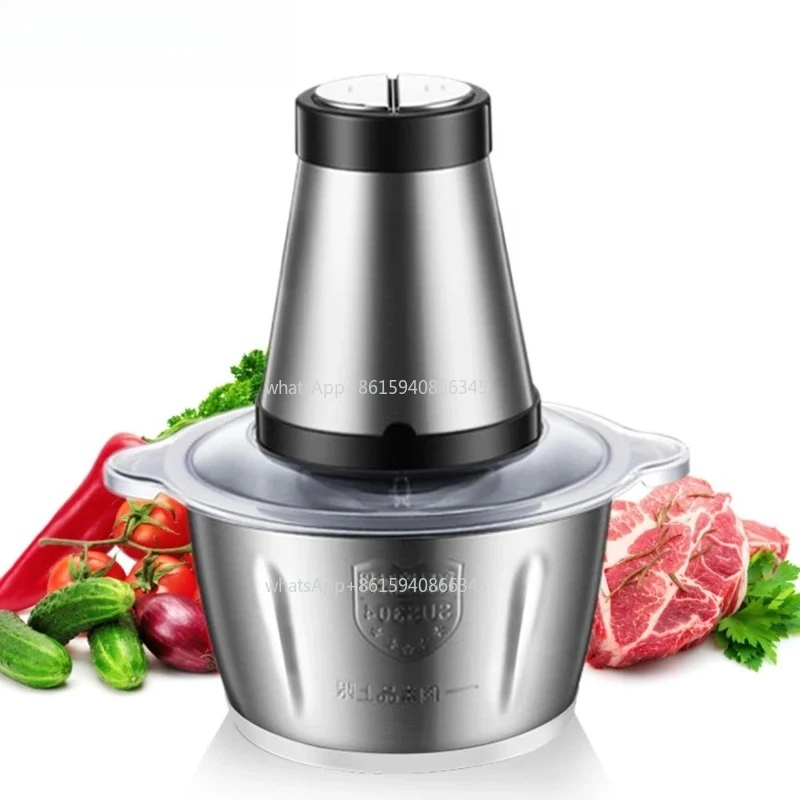 2 Speeds 500W Stainless Steel 2L Capacity Electric Chopper Meat Grinder Mincer Food Processor Slicer
2 Speeds 500W Stainless Steel 2L Capacity Electric Chopper Meat Grinder Mincer Food Processor Slicer