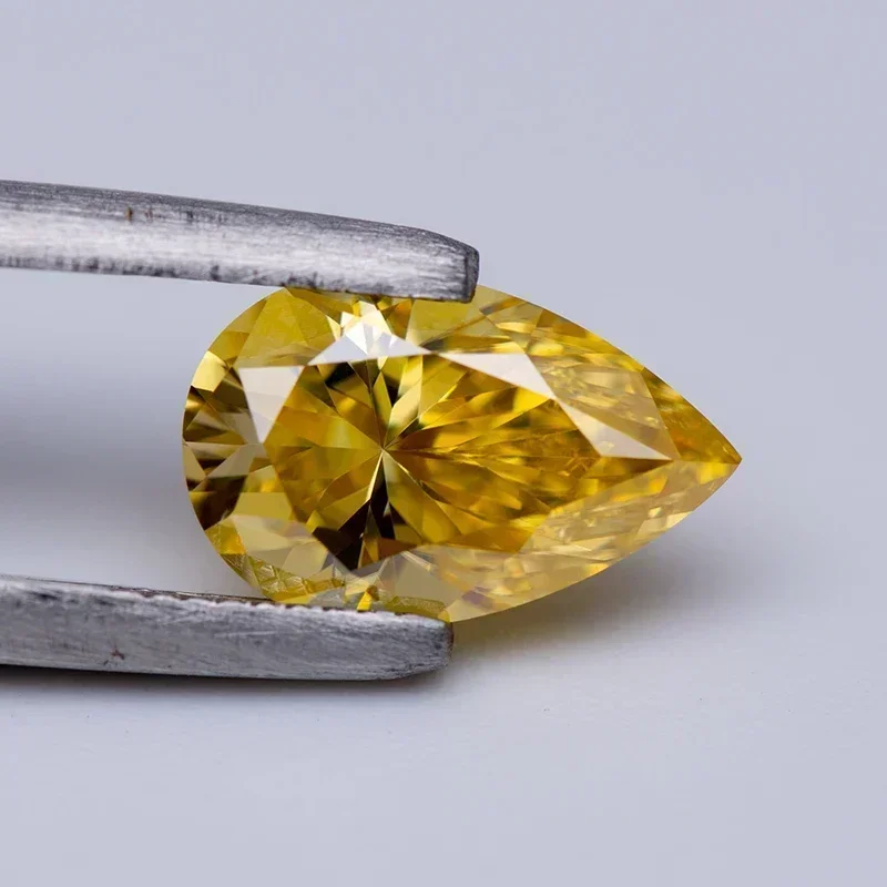 NEW Wholesale Moissanite Stone Lemon Yellow Colour Pear Cut Gemstone Lab Created Diamond Jewelry Making Materials Comes With GRA
NEW Wholesale Moissanite Stone Lemon Yellow Colour Pear Cut Gemstone Lab Created Diamond Jewelry Making Materials Comes With GRA