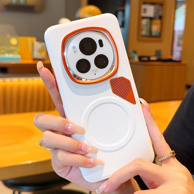 Trendy Two-Tone Magnetic Case For Honor Magic 6 7 Pro Vegan Leather Cover Heat Dissipation Premium New Fashion Shell
Trendy Two-Tone Magnetic Case For Honor Magic 6 7 Pro Vegan Leather Cover Heat Dissipation Premium New Fashion Shell