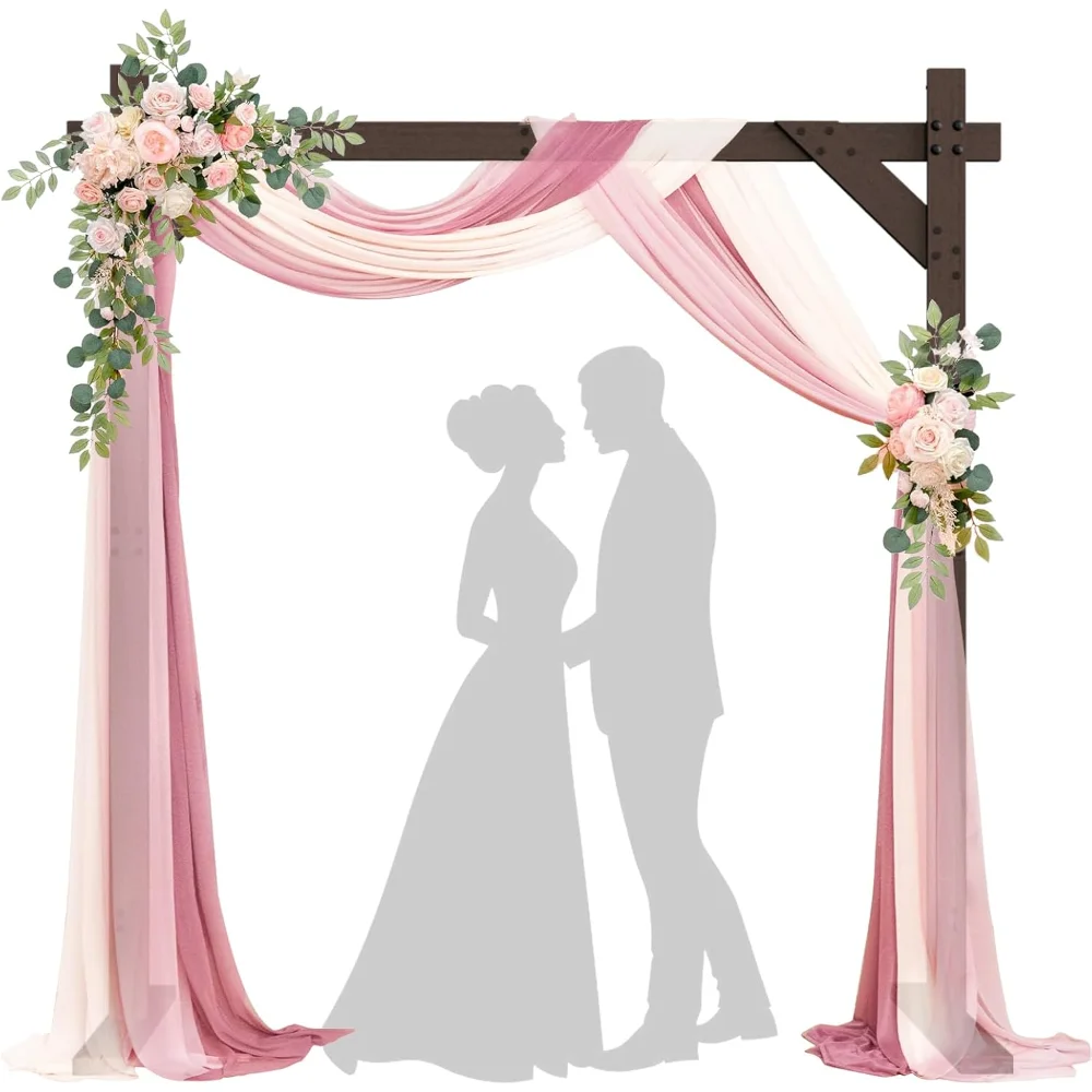 7.48FT Wood Square Arch Backdrop Stand Wedding Arbor for Ceremony and Outdoor Lawn Decorations, Weddings Arches
7.48FT Wood Square Arch Backdrop Stand Wedding Arbor for Ceremony and Outdoor Lawn Decorations, Weddings Arches
