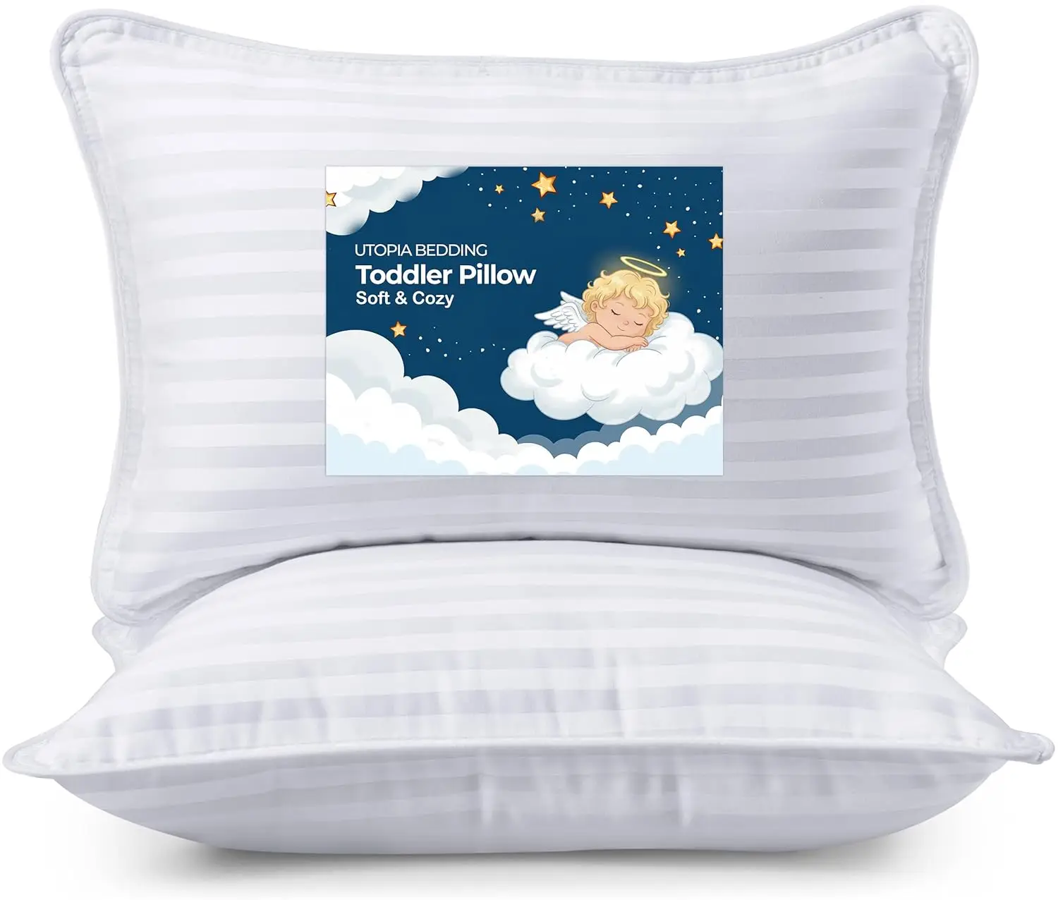 Kids Pillow 2 Pack, 16x22 Soft Cotton Blend for Ages 5+
Kids Pillow 2 Pack, 16x22 Soft Cotton Blend for Ages 5+
