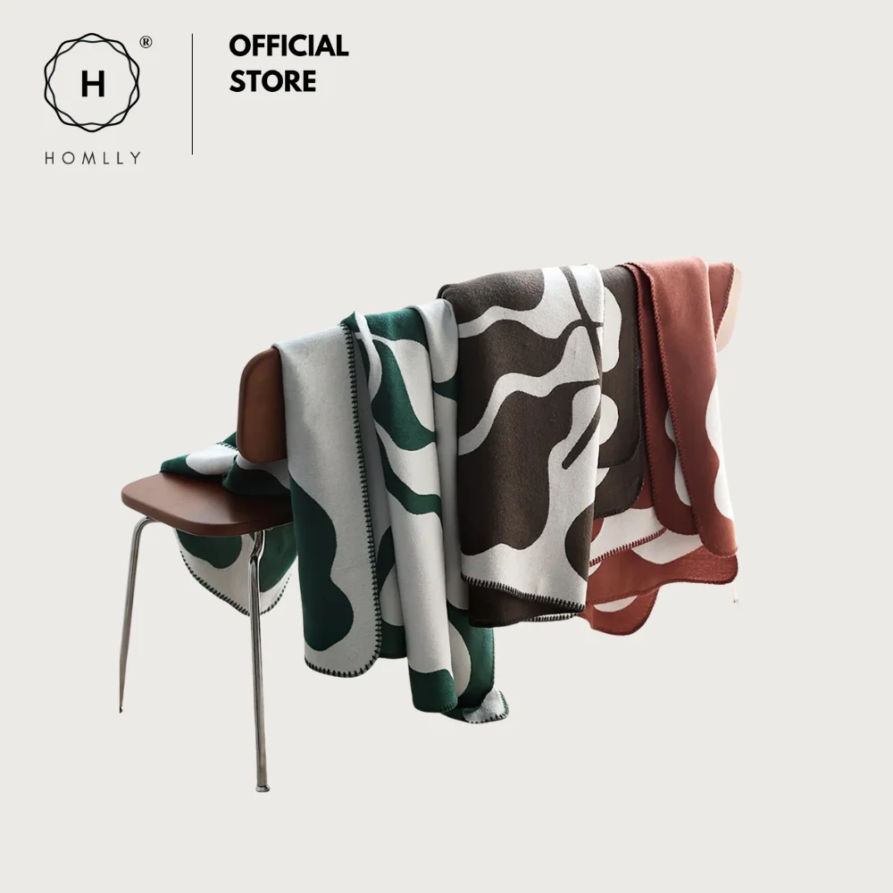 Homlly Leafi Throw Knitted Blanket (130x180 cm)
Homlly Leafi Throw Knitted Blanket (130x180 cm)