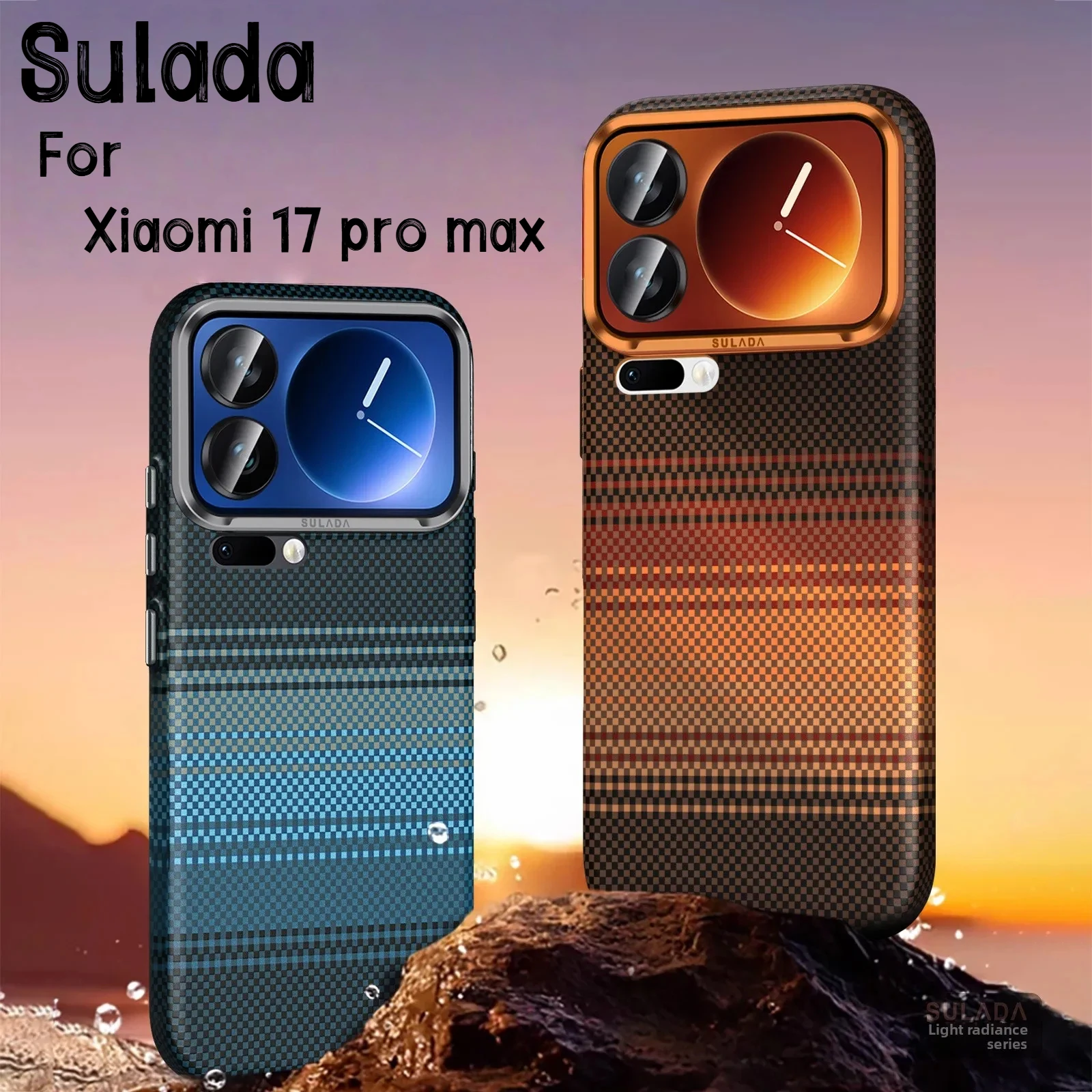SULADA Carbon Fiber Texture for Xiaomi 17 Case Ultra-Thin Protective Hard Case with Magnetic Case for Xiaomi 17 Pro Max 17 Pro
SULADA Carbon Fiber Texture for Xiaomi 17 Case Ultra-Thin Protective Hard Case with Magnetic Case for Xiaomi 17 Pro Max 17 Pro
