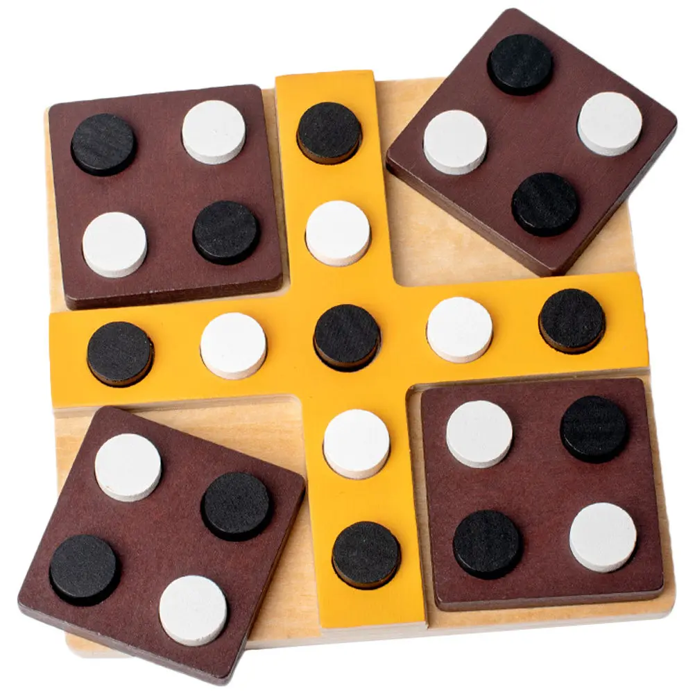 1Set Rotatable Four-in-A-Row Wooden Chess Game Board Vintage Educational Brain Puzzle Game for Indoor
1Set Rotatable Four-in-A-Row Wooden Chess Game Board Vintage Educational Brain Puzzle Game for Indoor