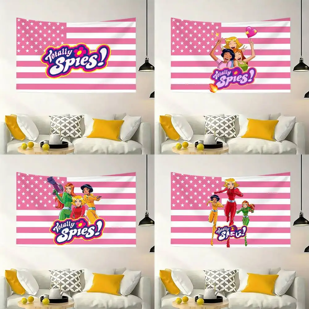 Cool T-Totally Spies Flags Wall Hanging Background Art Banner for Bedroom Home Outdoor Decor
Cool T-Totally Spies Flags Wall Hanging Background Art Banner for Bedroom Home Outdoor Decor