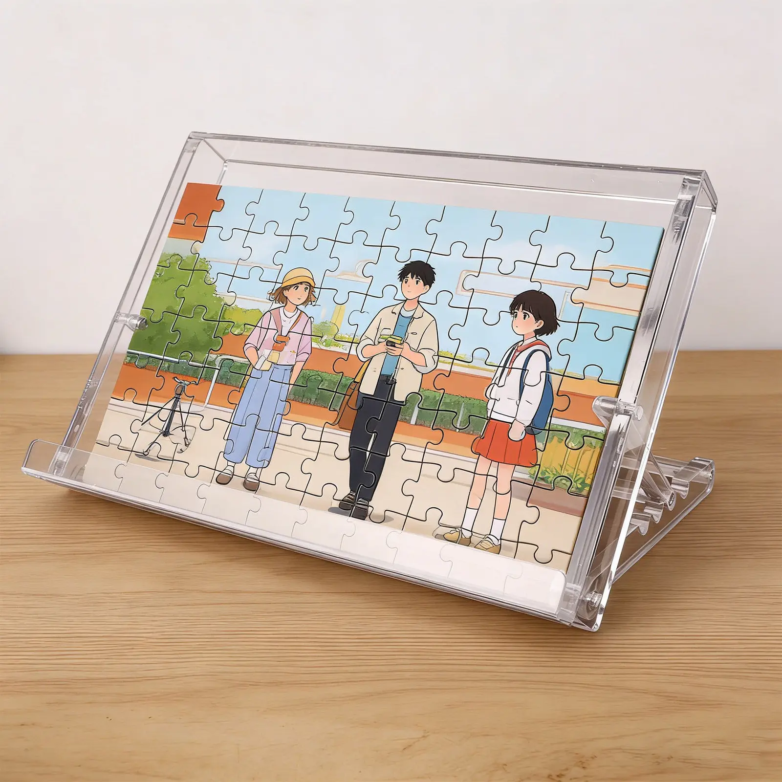 Jigsaw Puzzle Box Lid Holder Stand Ergonomic Adjustable Angle Puzzle Board Tilt Stand Hands Free Instruction Display
Jigsaw Puzzle Box Lid Holder Stand Ergonomic Adjustable Angle Puzzle Board Tilt Stand Hands Free Instruction Display