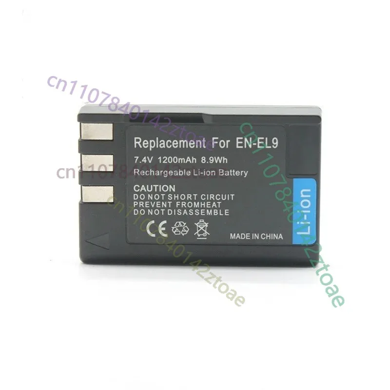 1x Battery for Nikon EN-EL9 D40X D40 D60 D5000 D3000 S6400 EL9a MH-23 ENEL9
1x Battery for Nikon EN-EL9 D40X D40 D60 D5000 D3000 S6400 EL9a MH-23 ENEL9