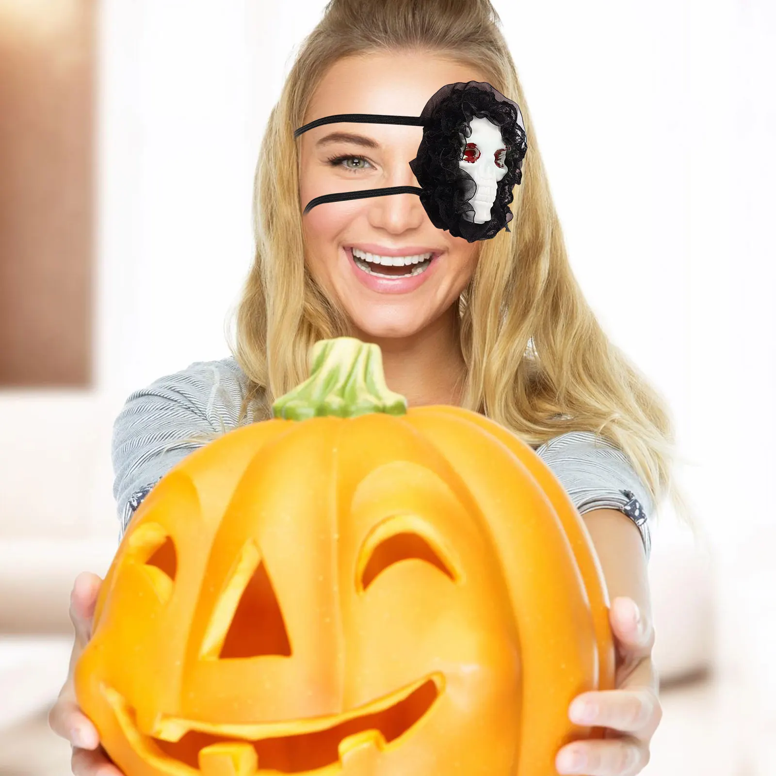 1 Pair Pirate Skull Eye Patch Halloween Party Cosplay Prop For Adults Children Comfortable Lightweight Halloween Decor Party
1 Pair Pirate Skull Eye Patch Halloween Party Cosplay Prop For Adults Children Comfortable Lightweight Halloween Decor Party