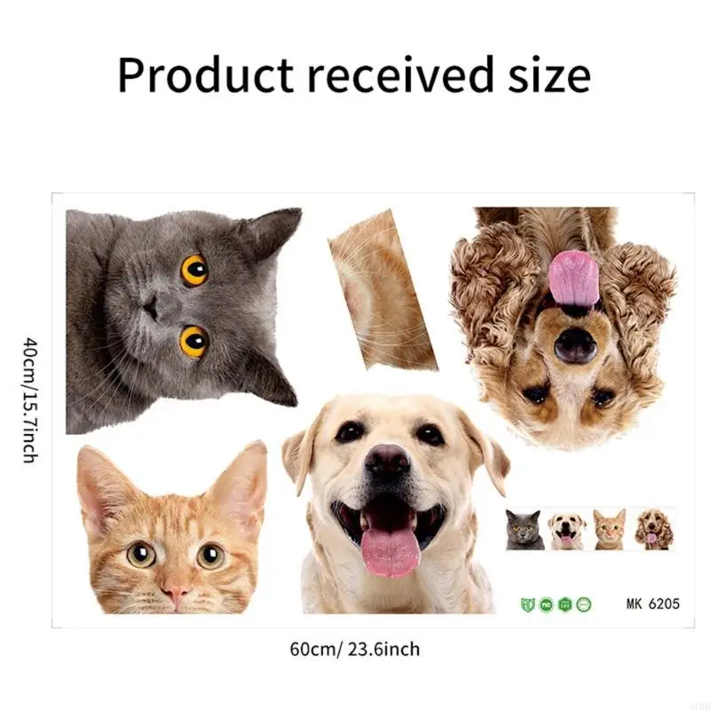 Kitten Door Decoration Sticker Door Decal For Nursery Bedroom Waterproof Removable Stickers 1PC
Kitten Door Decoration Sticker Door Decal For Nursery Bedroom Waterproof Removable Stickers 1PC