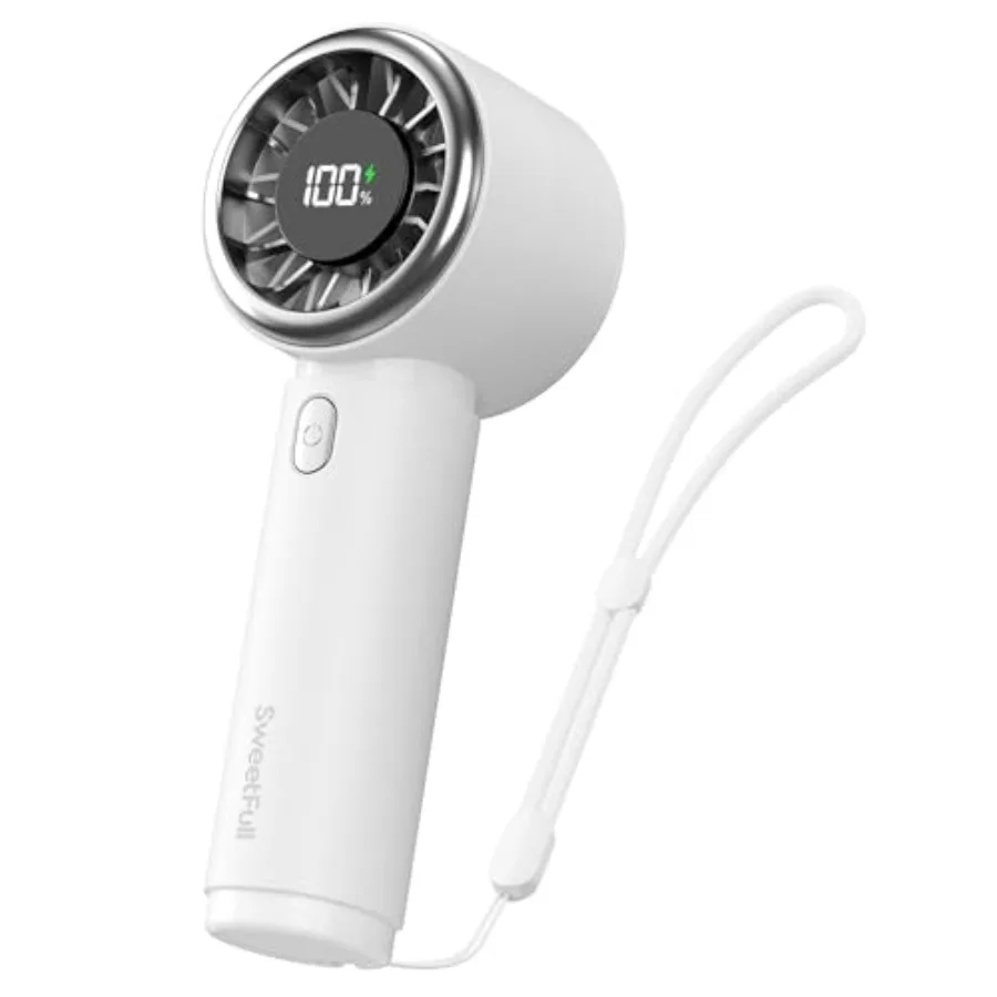 Mini Fan Portable - Cute Handheld Turbo Fan with Rechargeable Battery, 5 Speeds, Small Hand Personal Travel Essentials for Wome
Mini Fan Portable - Cute Handheld Turbo Fan with Rechargeable Battery, 5 Speeds, Small Hand Personal Travel Essentials for Wome