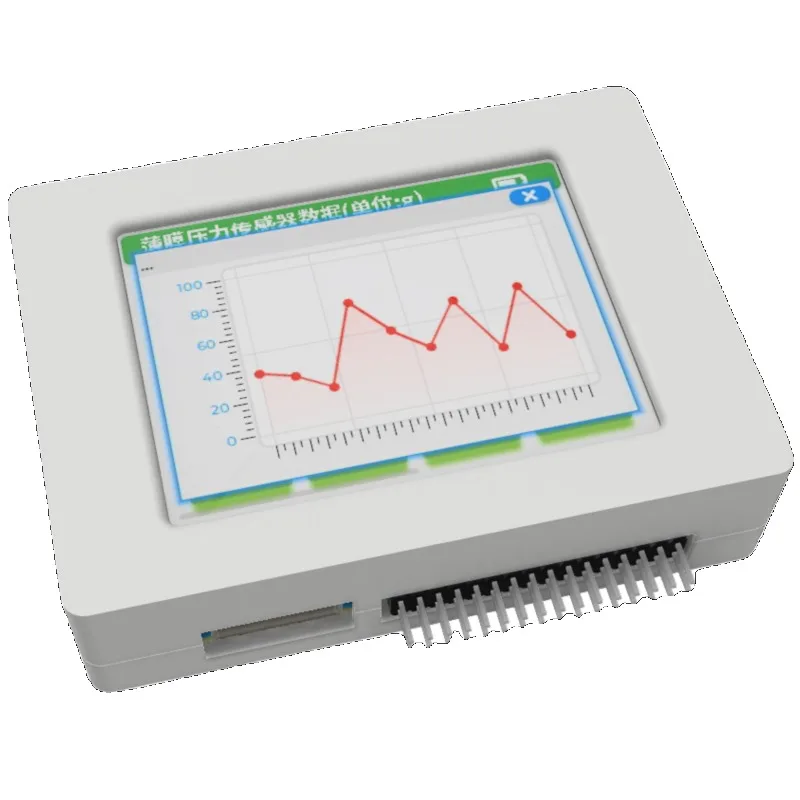 Thin film pressure sensor data collection board 16 channel wireless host computer waveform display
Thin film pressure sensor data collection board 16 channel wireless host computer waveform display