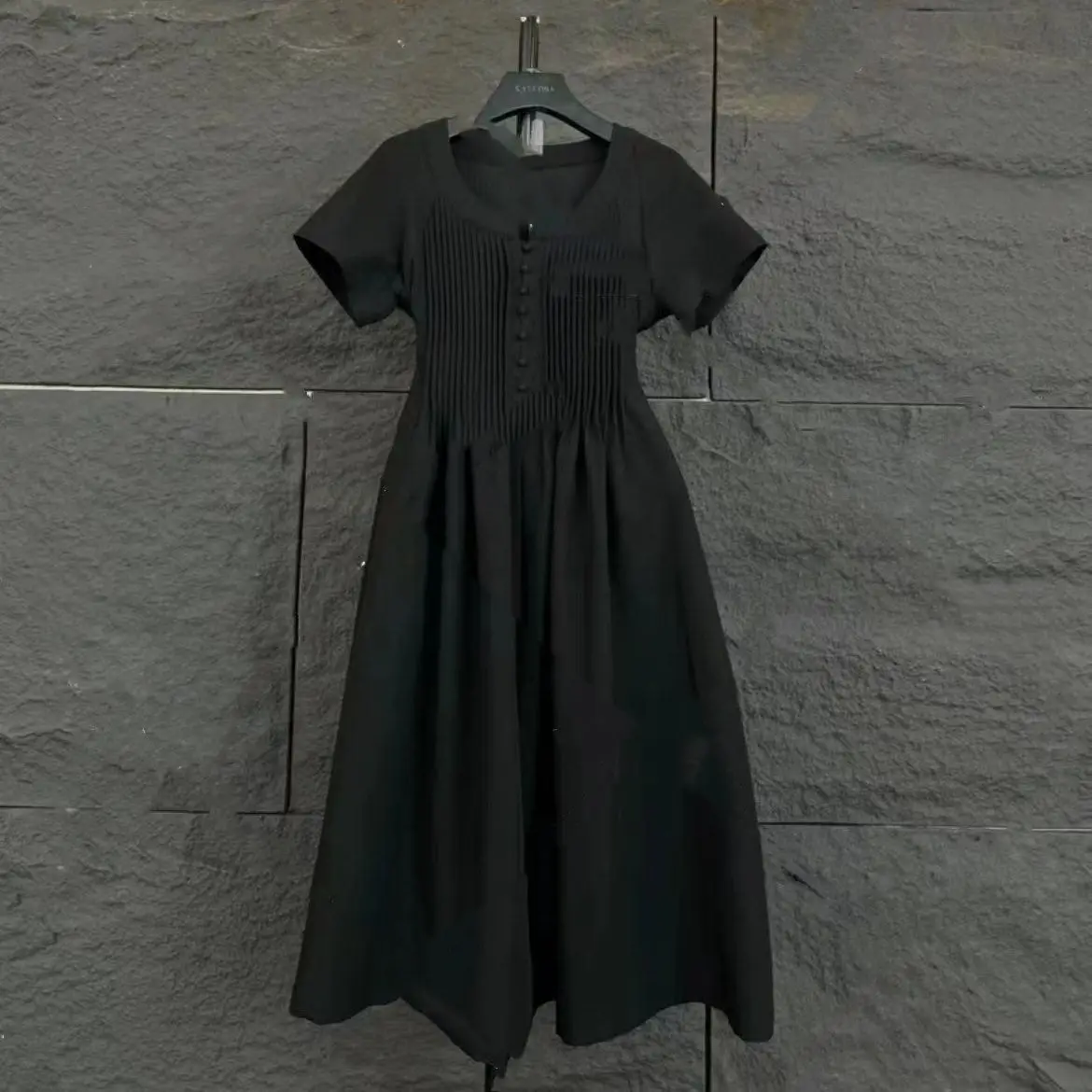 Black Dress for Women 2025 Summer New Casual Flowy Midi Robe Slimming Loose Fit Women's Dress Elegant Office Party Dresses
Black Dress for Women 2025 Summer New Casual Flowy Midi Robe Slimming Loose Fit Women's Dress Elegant Office Party Dresses