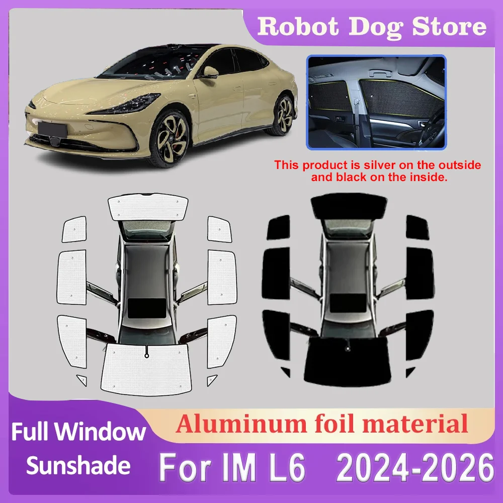 Car Black Window Privacy Sunshade For IM L6 Body Kit IM5 2024-Present Auto Anti-UV Heat Insulation Protect Cover Interior Parts
Car Black Window Privacy Sunshade For IM L6 Body Kit IM5 2024-Present Auto Anti-UV Heat Insulation Protect Cover Interior Parts