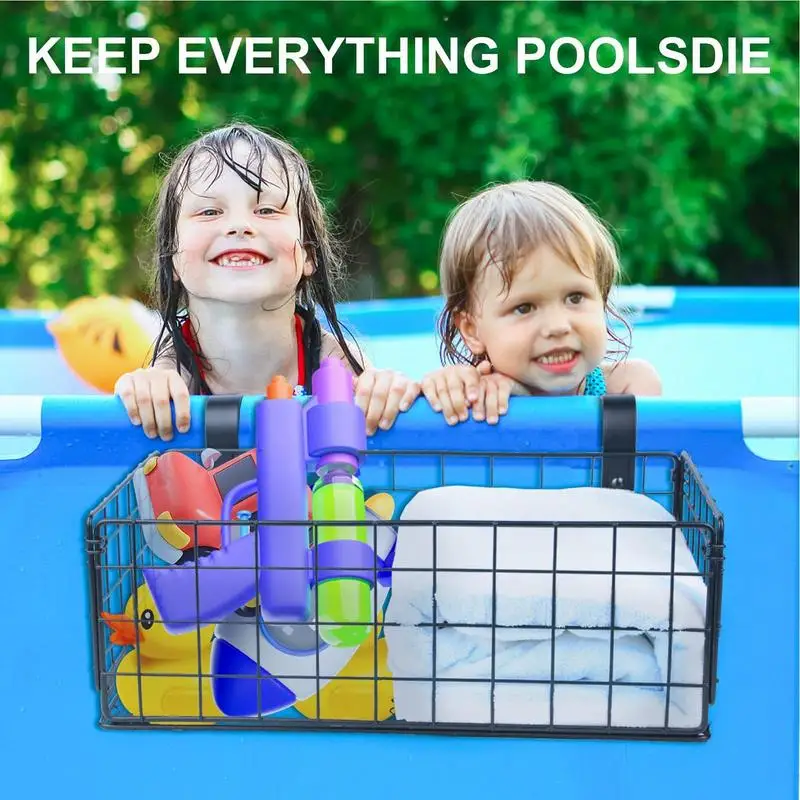 Poolside Basket Pool Box Foldable Pool Metal Basket Drink Holder for Drink Swimming Toys Box Patio Furniture Pool Supplies
Poolside Basket Pool Box Foldable Pool Metal Basket Drink Holder for Drink Swimming Toys Box Patio Furniture Pool Supplies