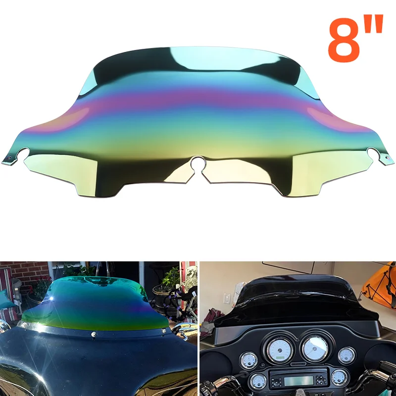 8 "лобовое стекло мотоцикла, дефлектор ветра для Harley Touring Electra Street Glide Ultra Classic FLHX 1996-2013 
8 "лобовое стекло мотоцикла, дефлектор ветра для Harley Touring Electra Street Glide Ultra Classic FLHX 1996-2013