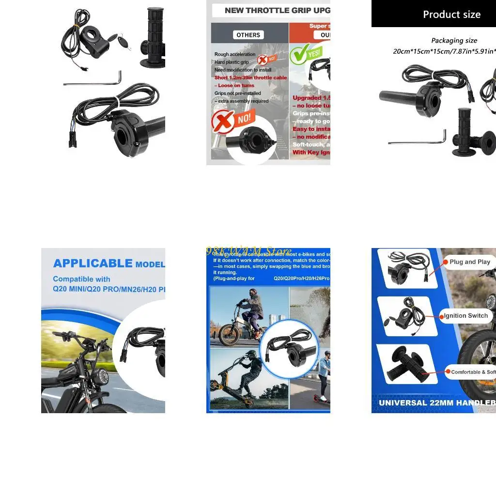 Complete Throttle Handle Assembly With Ball Bearing For Effortlessly Riding 68UF
Complete Throttle Handle Assembly With Ball Bearing For Effortlessly Riding 68UF